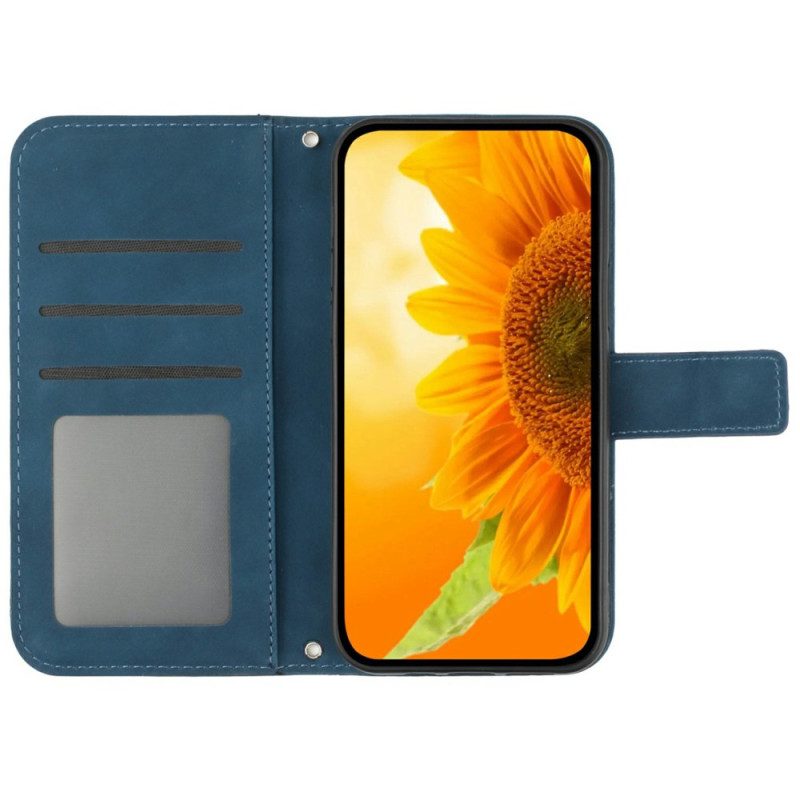 Fodral Realme C75 Axelrem Med Fjärilstryck