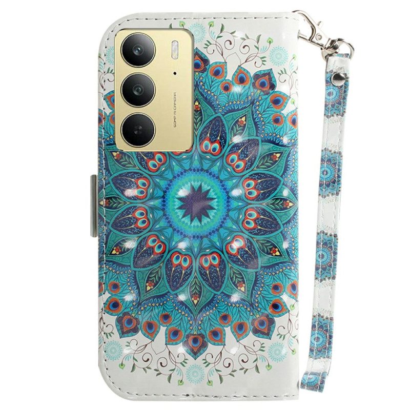 Fodral Realme C75 Snodd Med Grön Mandala