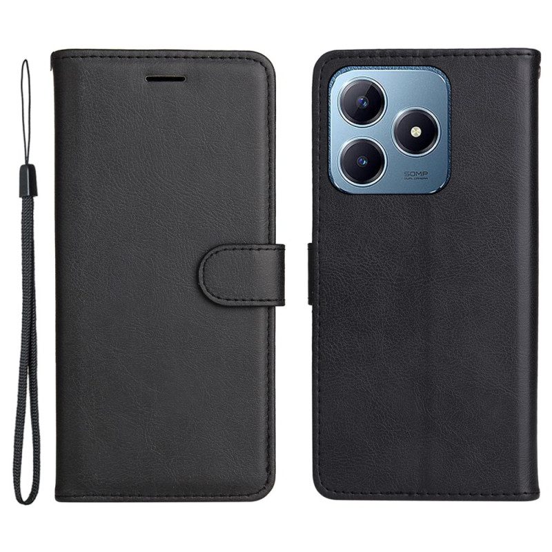 Fodral Realme Note 60x Enfärgat Konstläder