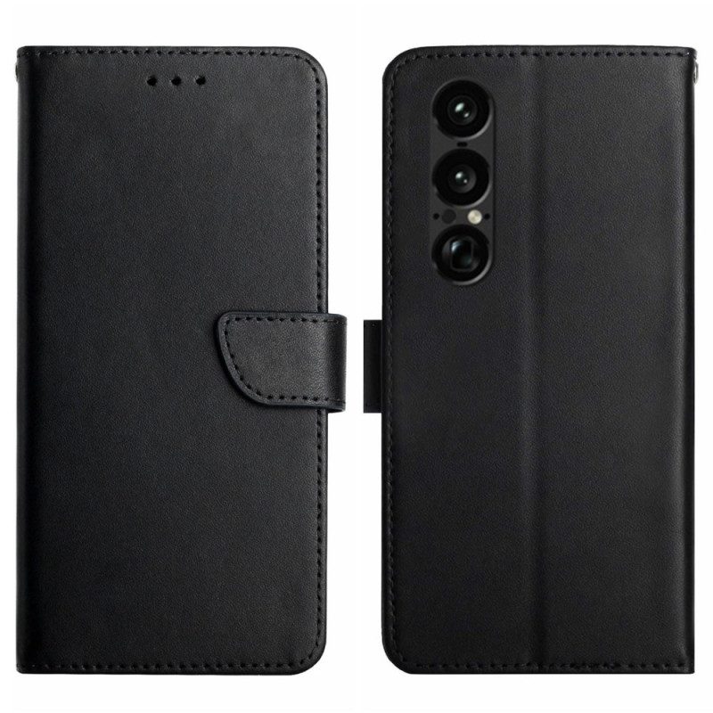 Fodral Sony Xperia 1 Vii Nappaläder