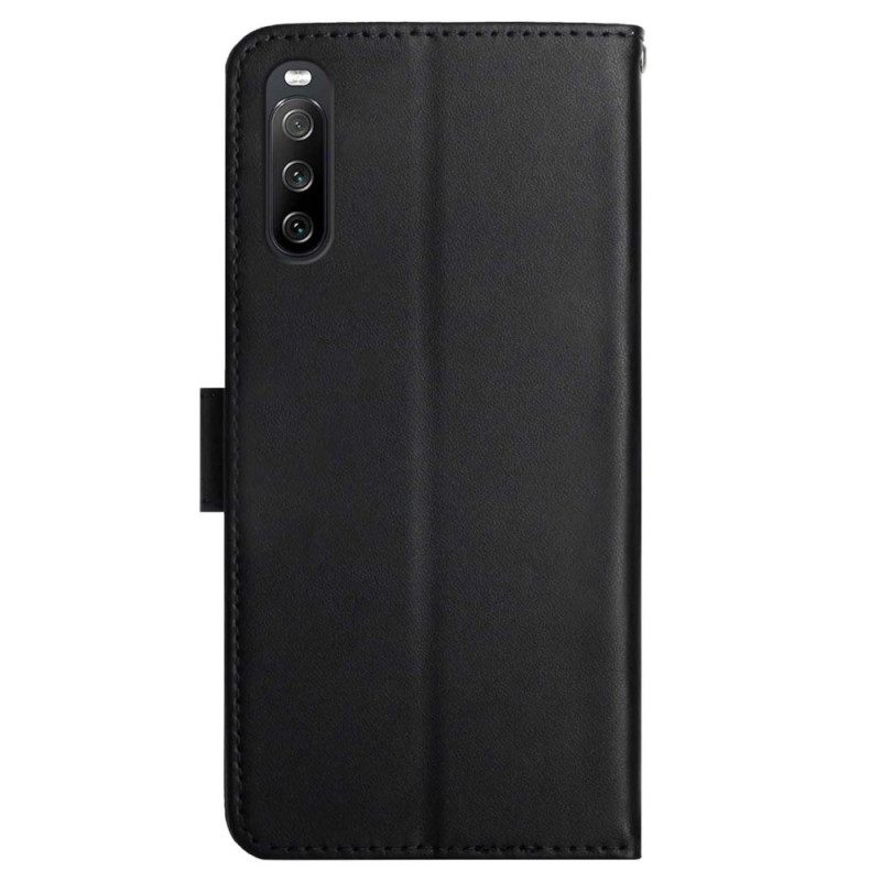 Fodral Sony Xperia 10 Vi Nappaläder