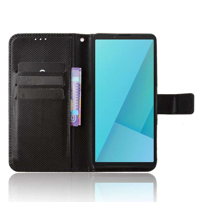 Fodral Sony Xperia 10 Vii Diamantstruktur