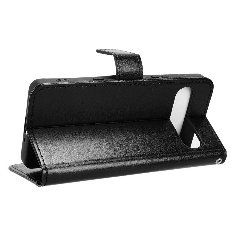 Fodral Sony Xperia 10 Vii Flashigt Konstläder