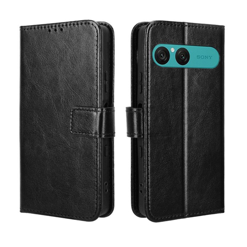 Fodral Sony Xperia 10 Vii Flashigt Konstläder