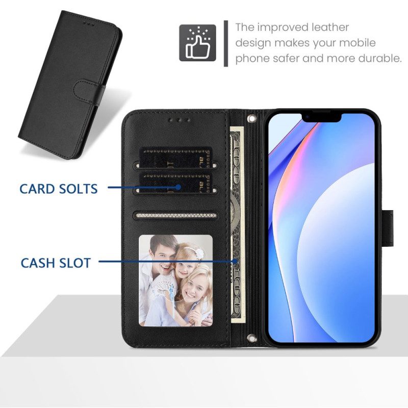 Fodral Sony Xperia 10 Vii Lädereffekt