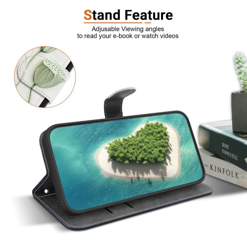 Fodral Sony Xperia 10 Vii Lotusmönster