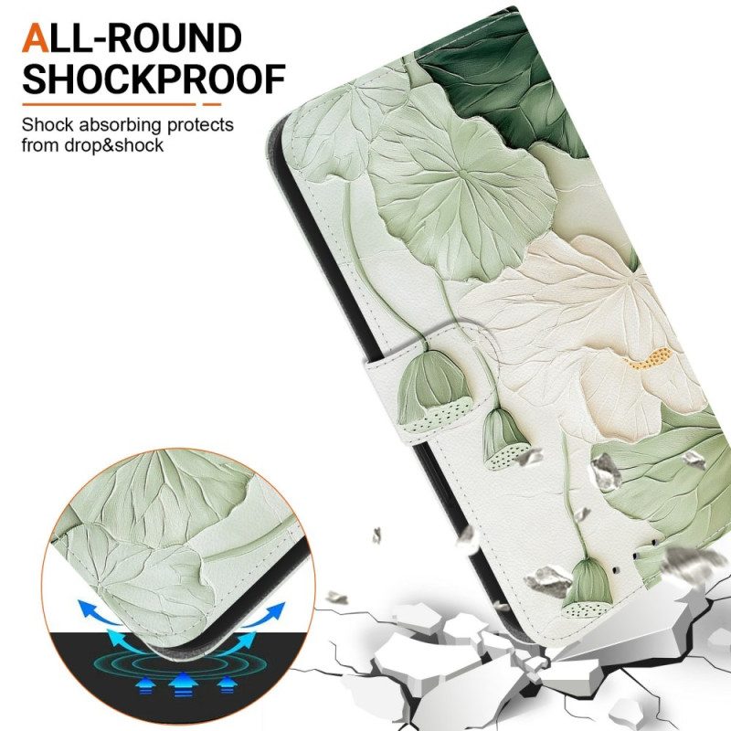 Fodral Sony Xperia 10 Vii Lotusmönster