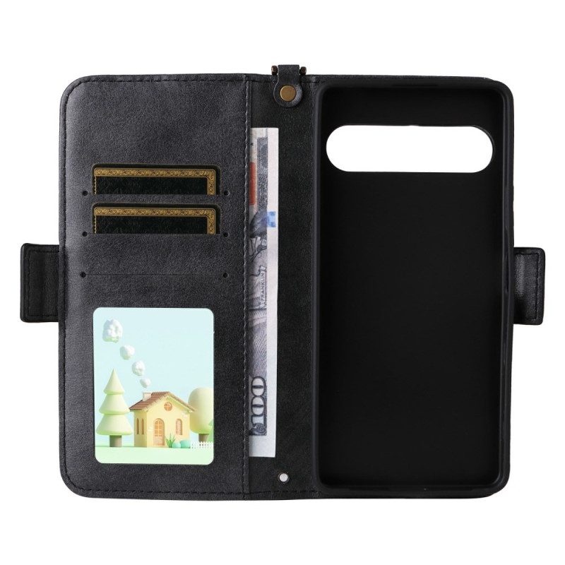 Fodral Sony Xperia 10 Vii Plånbok Med Axelrem