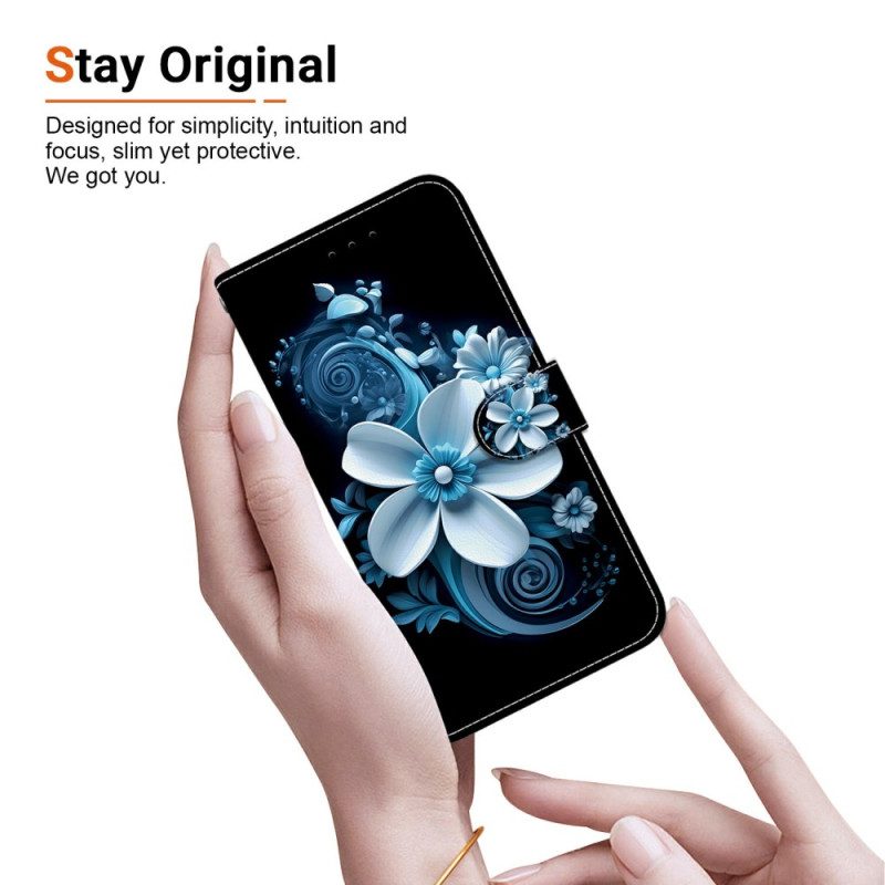 Fodral Sony Xperia 10 Vii Svart Orkidé