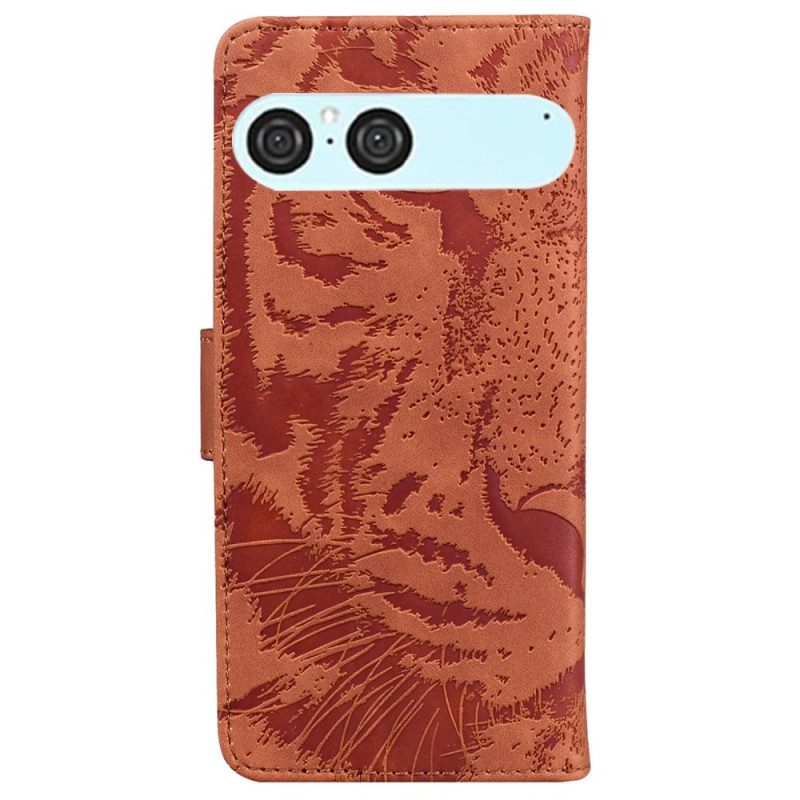 Fodral Sony Xperia 10 Vii Tigertassavtryck