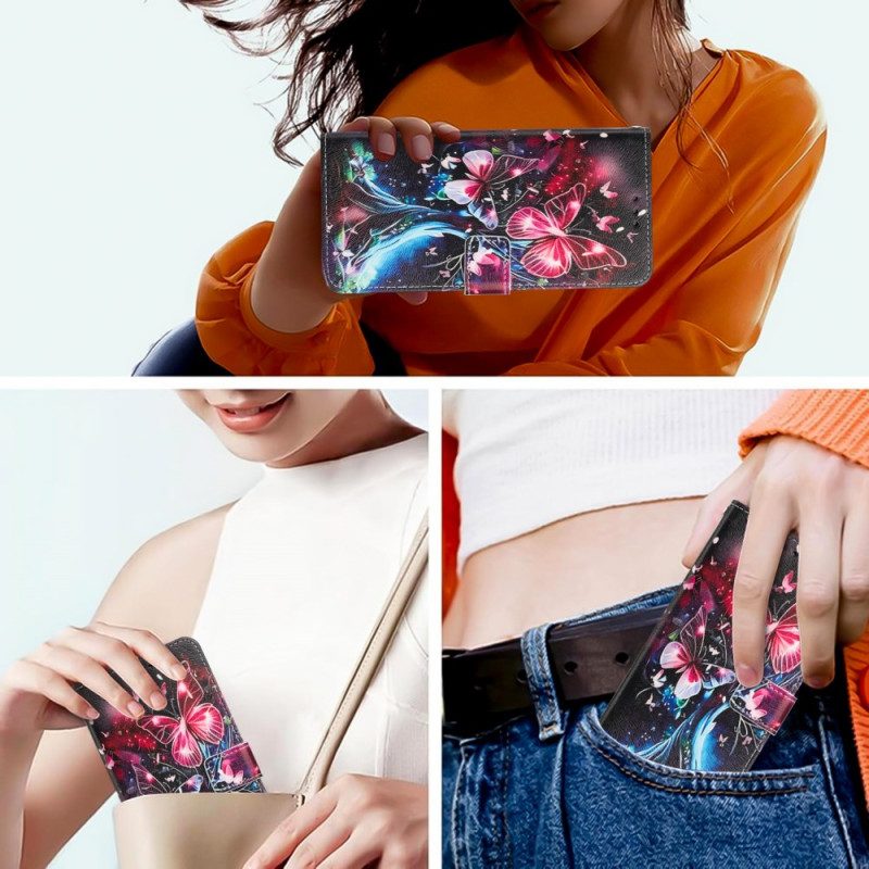 Fodral Sony Xperia 10 Vii Trollsländeträd