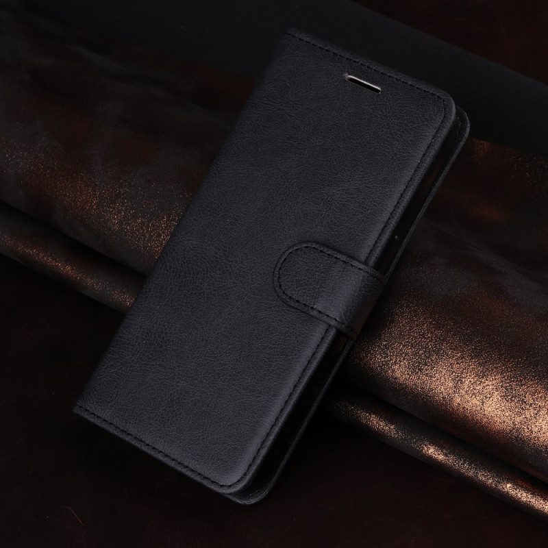 Fodral Vivo V40 Lite 5g Enkel Lädereffekt