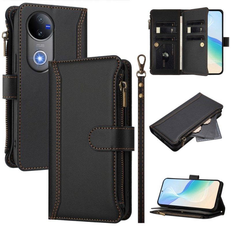 Fodral Vivo V50 5g 9 Kortfack Och Handledsrem