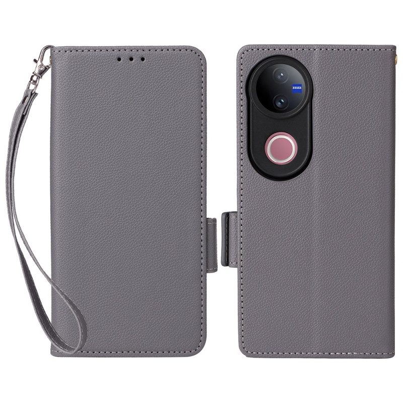 Fodral Vivo V50 5g Konstläder Med Rem