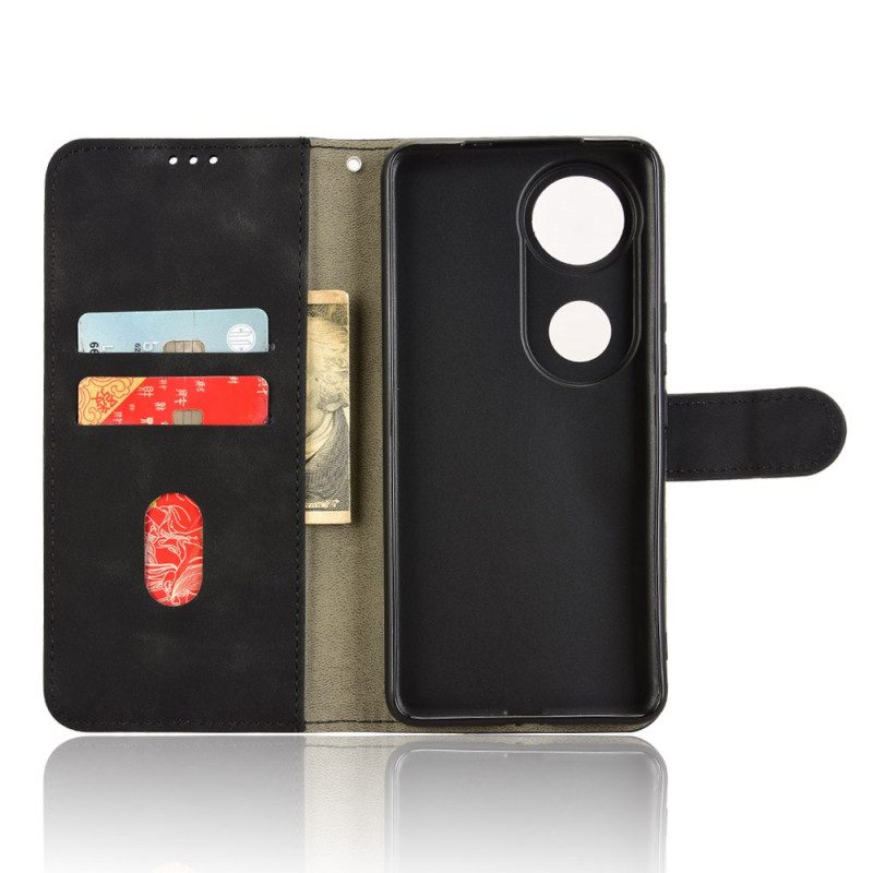 Fodral Vivo V50 5g Lädereffekt