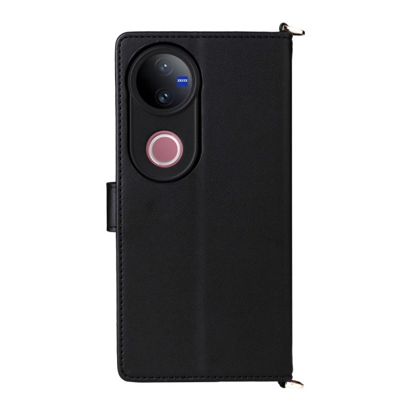 Fodral Vivo V50 5g Quiltad Med Remmar