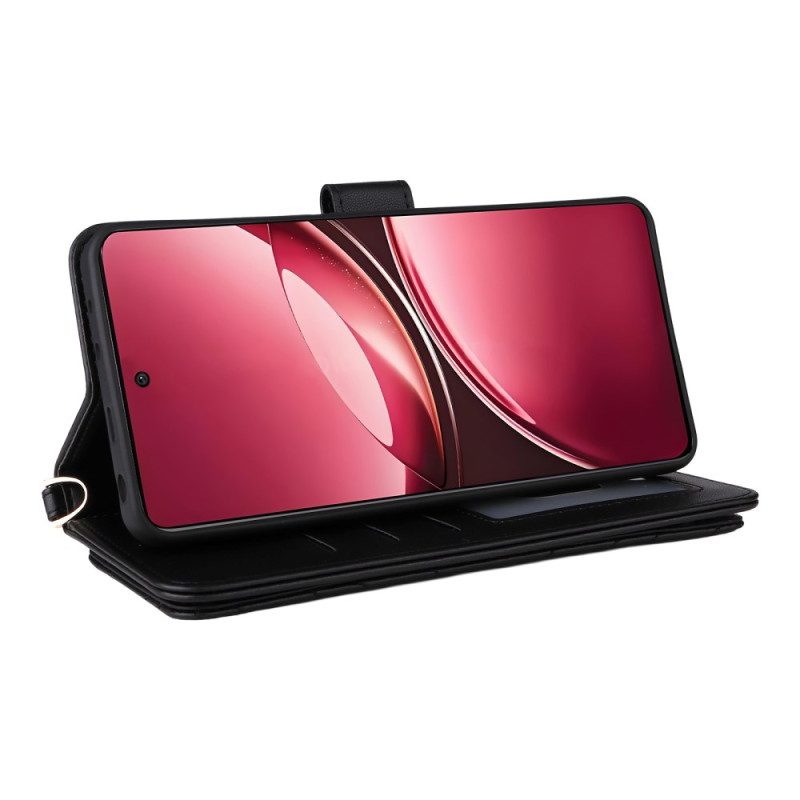 Fodral Vivo V50 5g Quiltad Med Remmar