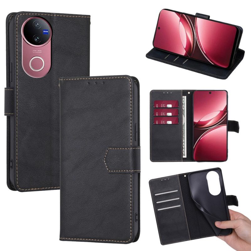 Fodral Vivo V50 5g Vintage Rfid-skydd