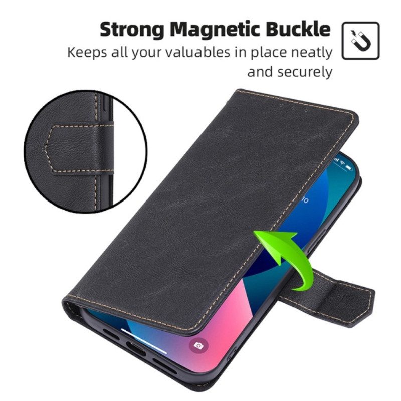 Fodral Vivo V50 Lite 5g Rfid Blockerande Lädereffekt
