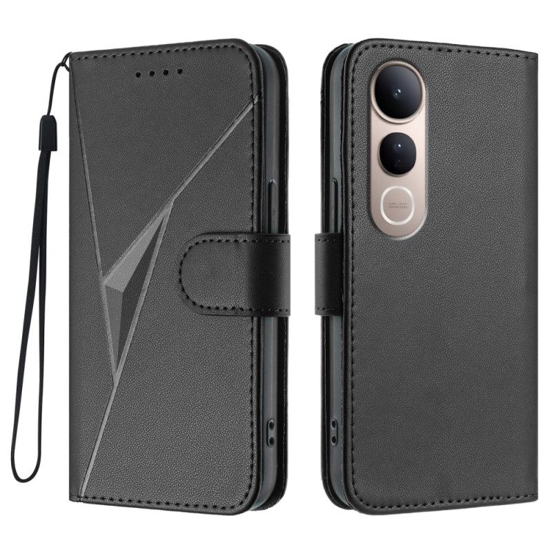 Fodral Vivo V50 Lite 5g Triangelmönster