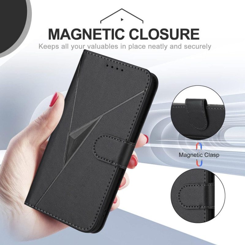 Fodral Vivo V50 Lite 5g Triangelmönster