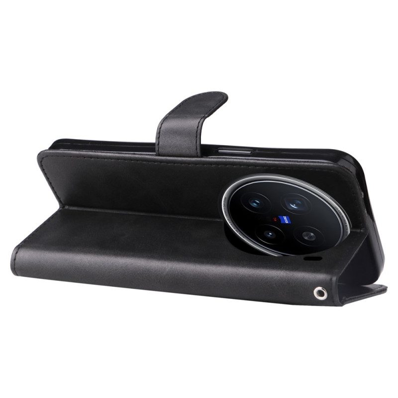 Fodral Vivo X200 Pro Plånbok Med Dragkedja