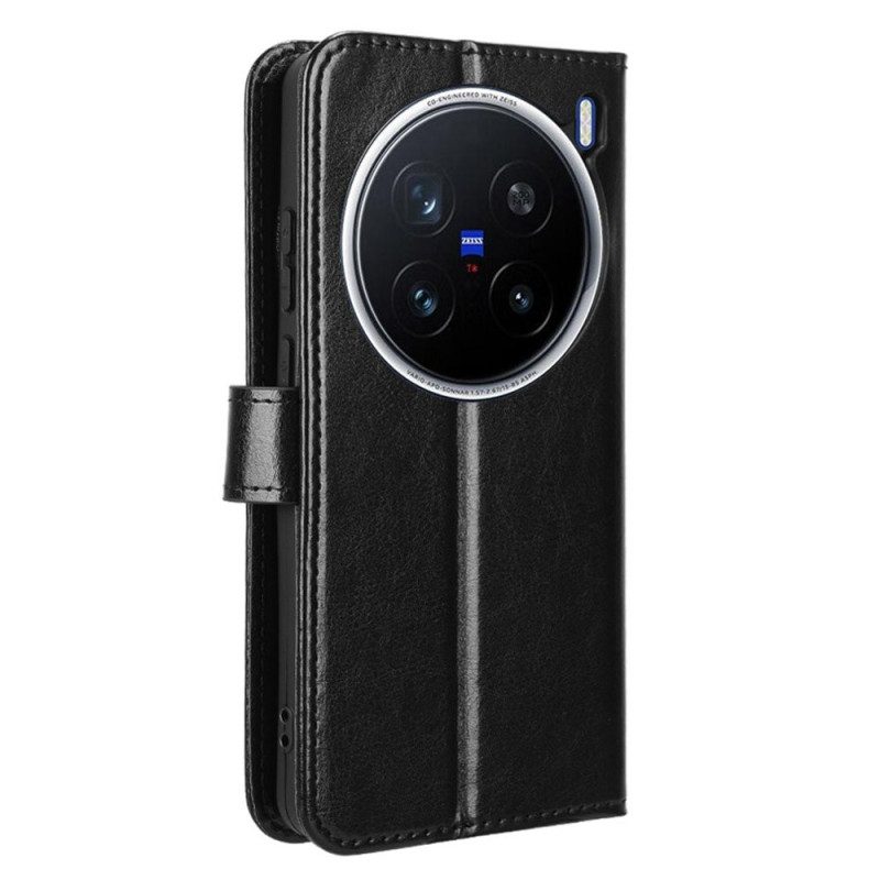 Fodral Vivo X200 Pro Prickigt Konstläder