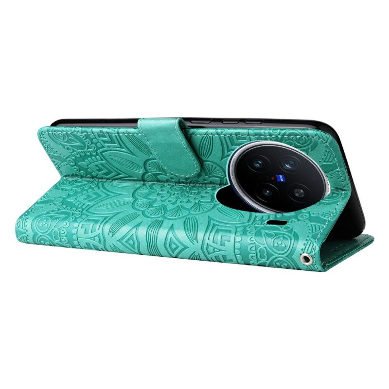Fodral Vivo X200 Pro Solrosmönster