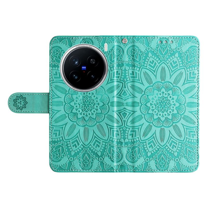 Fodral Vivo X200 Pro Solrosmönster