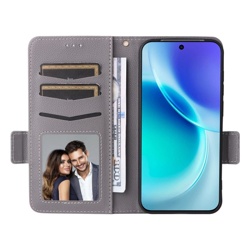 Fodral Vivo X300 Konstläder Med Strap-on