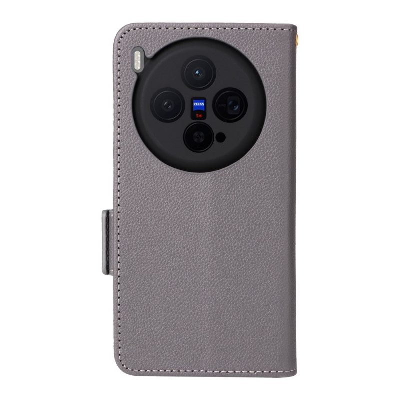 Fodral Vivo X300 Konstläder Med Strap-on