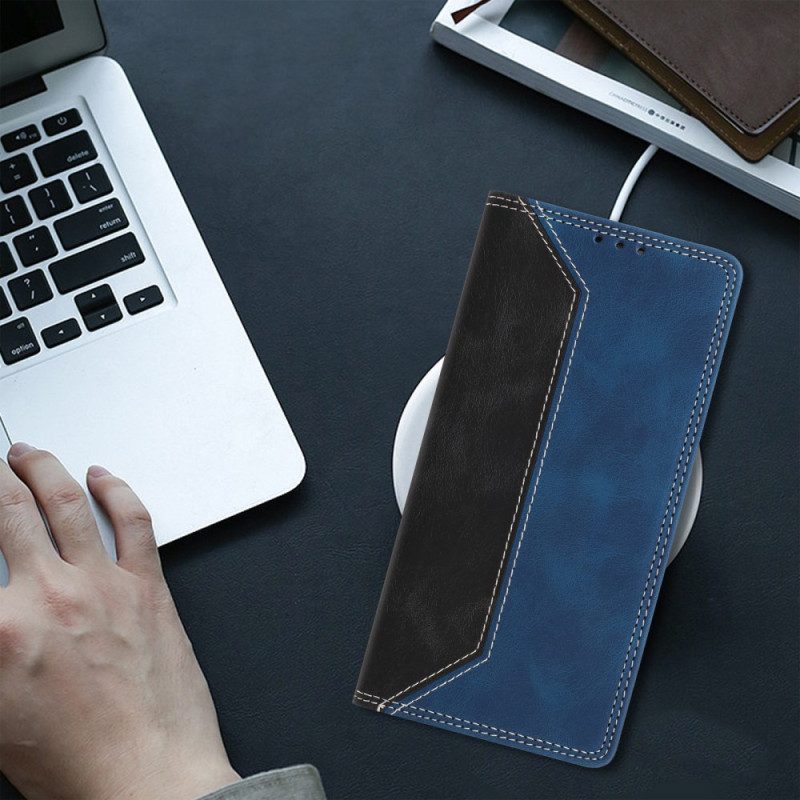 Folio-fodral För Google Pixel 10a Tvåfärgad Rfid-blockering