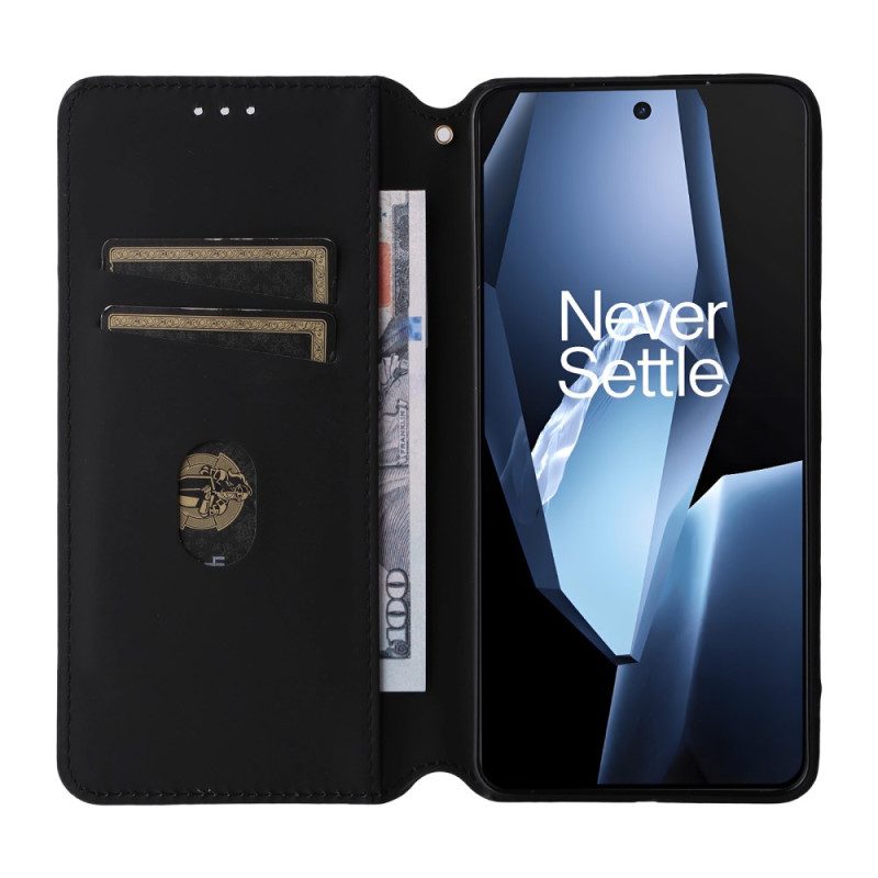 Folio-fodral För Oneplus 13r 3d-diamanter