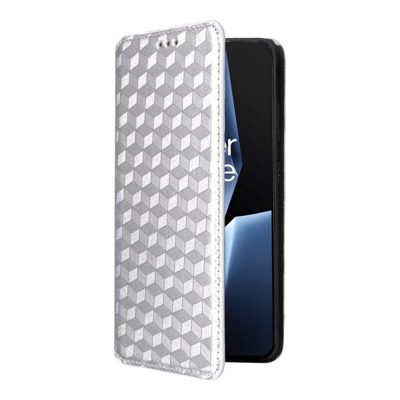 Folio-fodral För Oneplus 13r 3d-diamanter