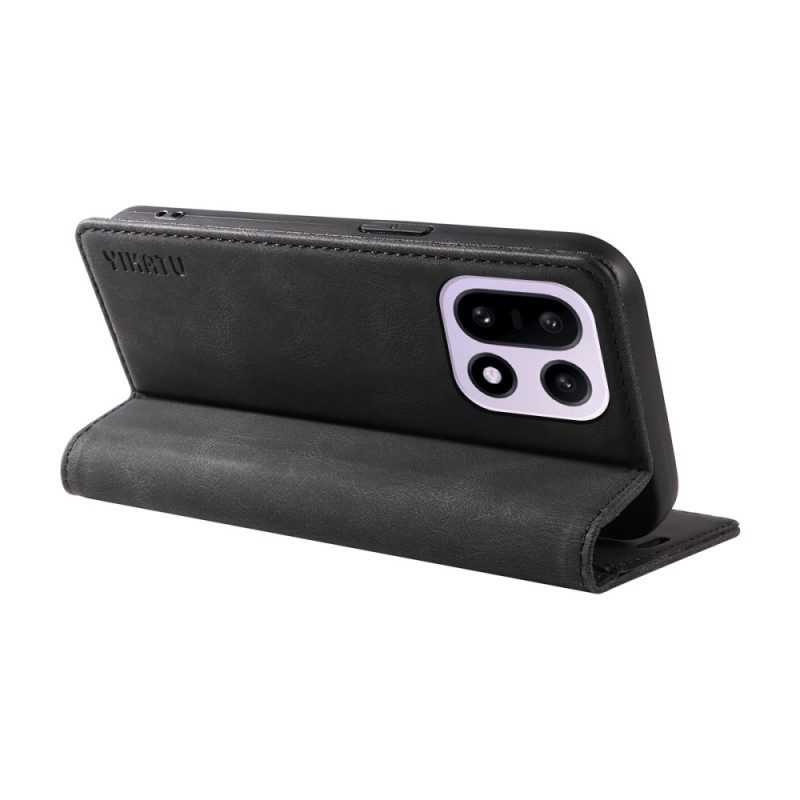 Folio-fodral För Oneplus 15 Yikatu Mockaeffekt