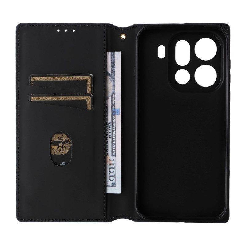 Folio-fodral För Oppo Find X9 Pro 5g Diamantmönster