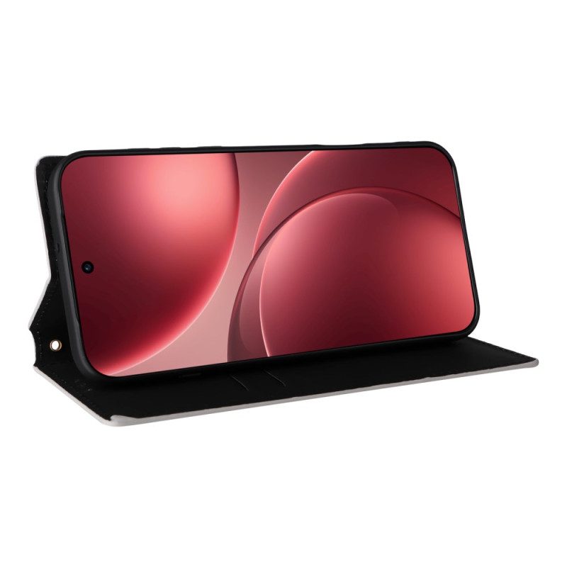 Folio-fodral För Oppo Find X9 Pro 5g Diamantmönster