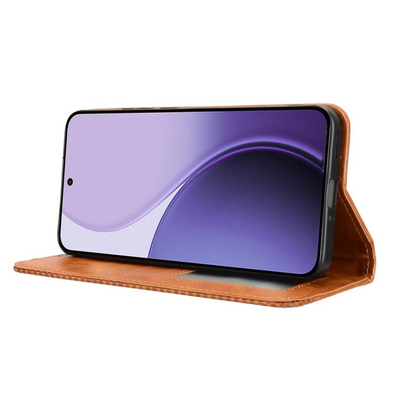 Folio-fodral För Oppo Reno 14 Pro 5g Vintagekant