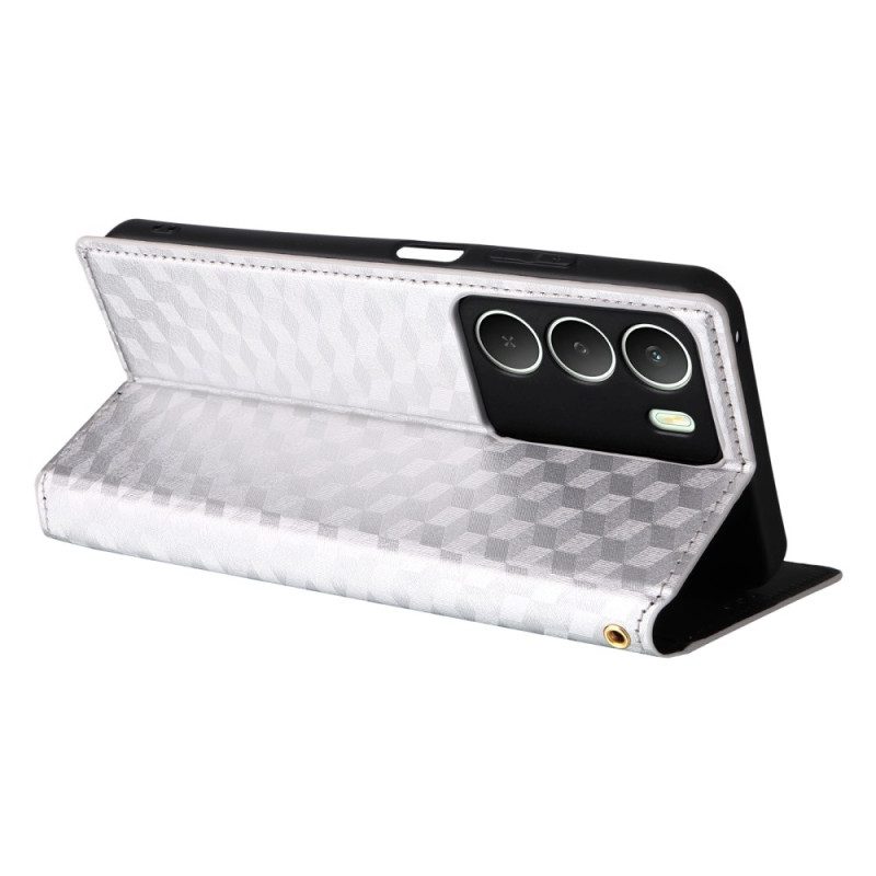 Folio-fodral För Realme 14x 5g Diamantmönster