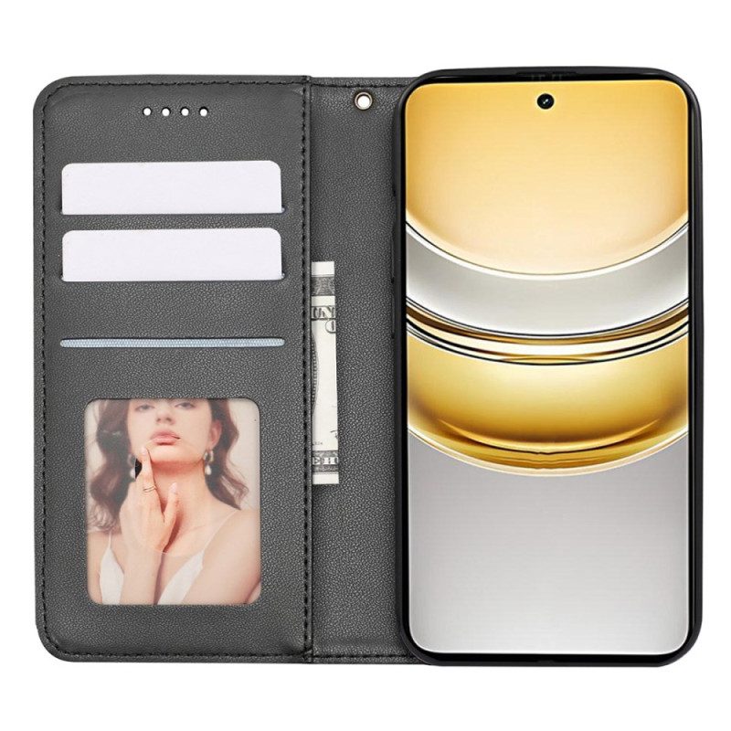 Folio-fodral För Realme 14x 5g Rutig Rem