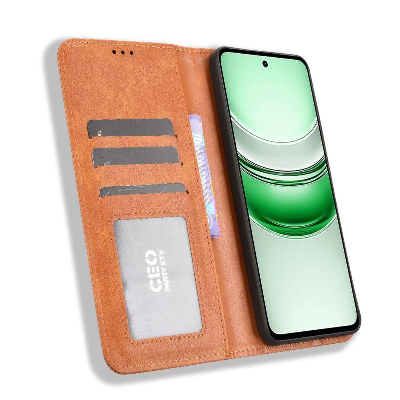 Folio-fodral För Realme C71 Vintagefris