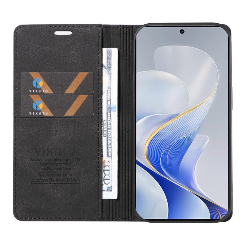 Folio-fodral För Vivo V40 5g Silkeslen Yikatu