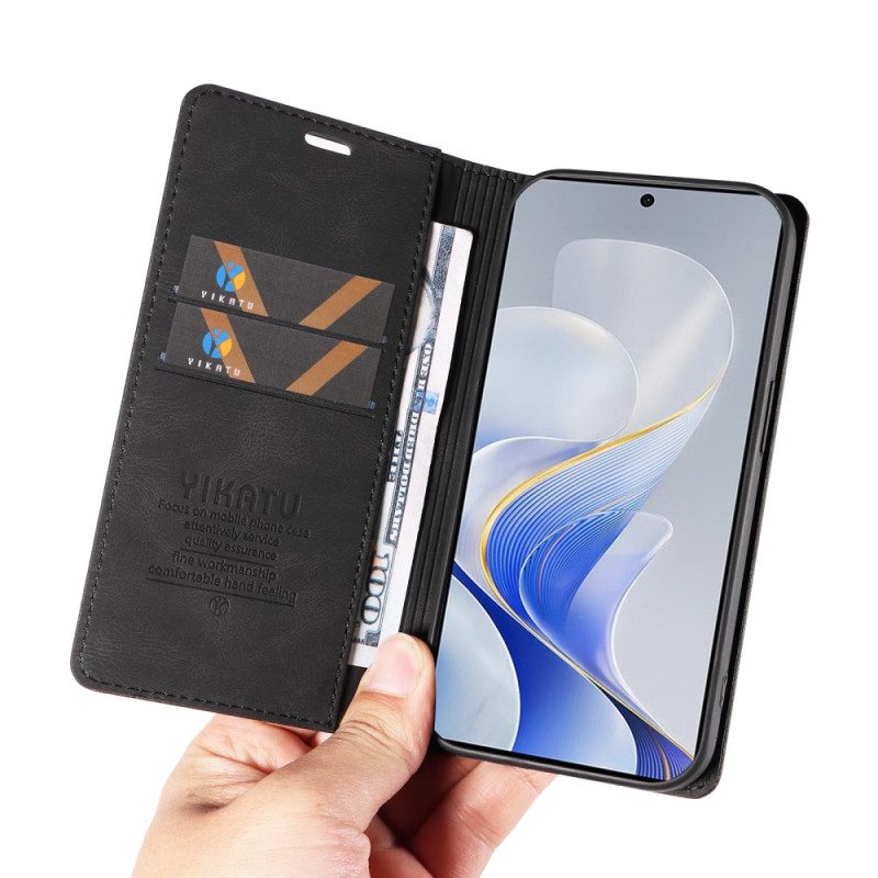 Folio-fodral För Vivo V40 5g Silkeslen Yikatu