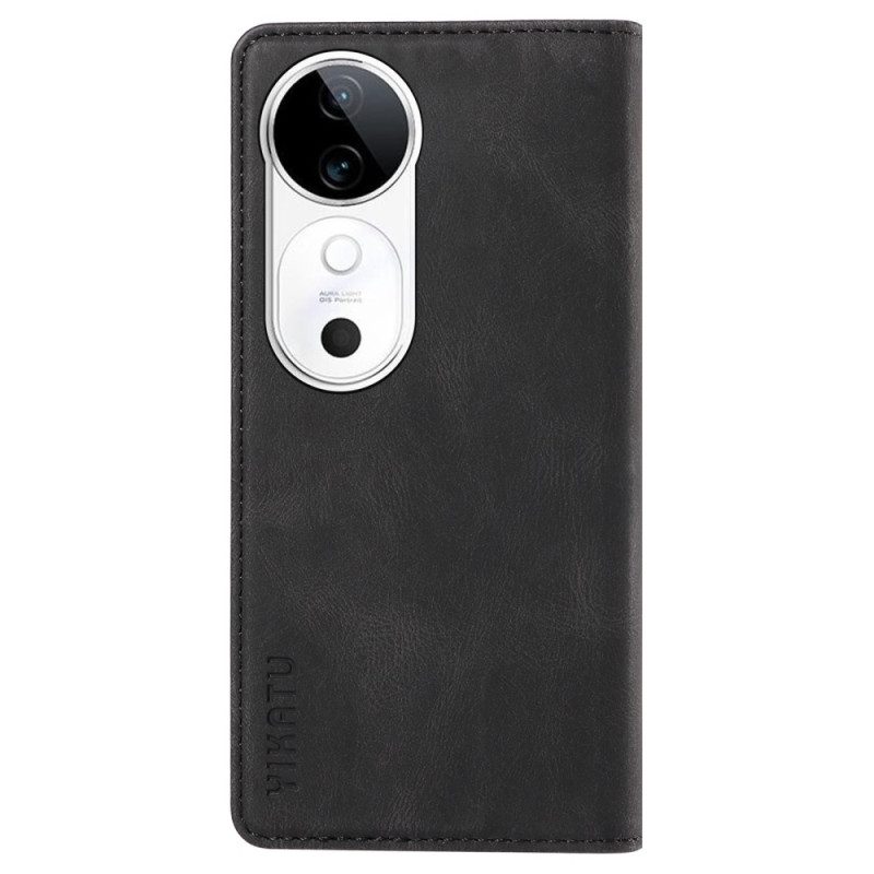 Folio-fodral För Vivo V40 5g Silkeslen Yikatu