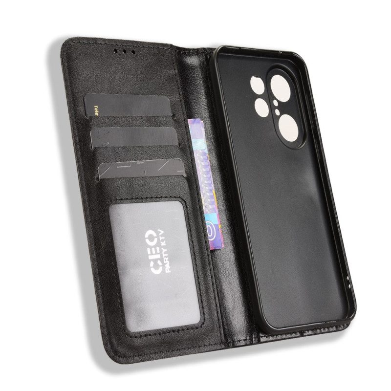 Folio-fodral För Vivo X200 Fe Vintagekant