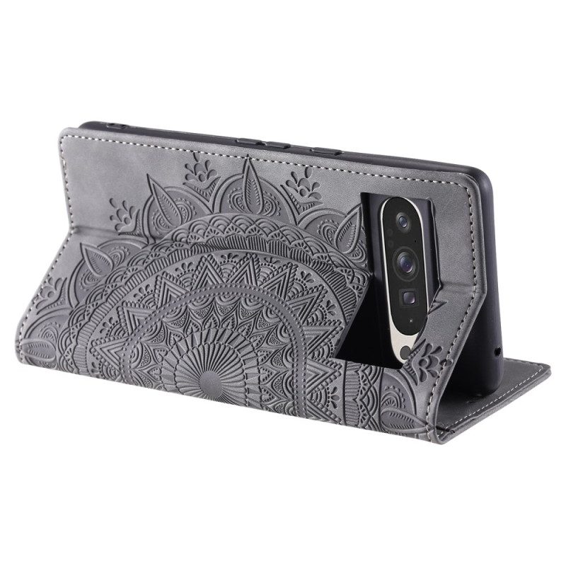 Folio-fodral Google Pixel 10 Pro Xl Mandala I Mockaeffekt