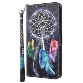 Folio-fodral Google Pixel 7A Med Kedjar Strap Dream Catcher