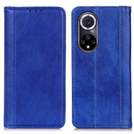 Folio-fodral Honor 50 Läderfodral Elegance Split Litchi Läder