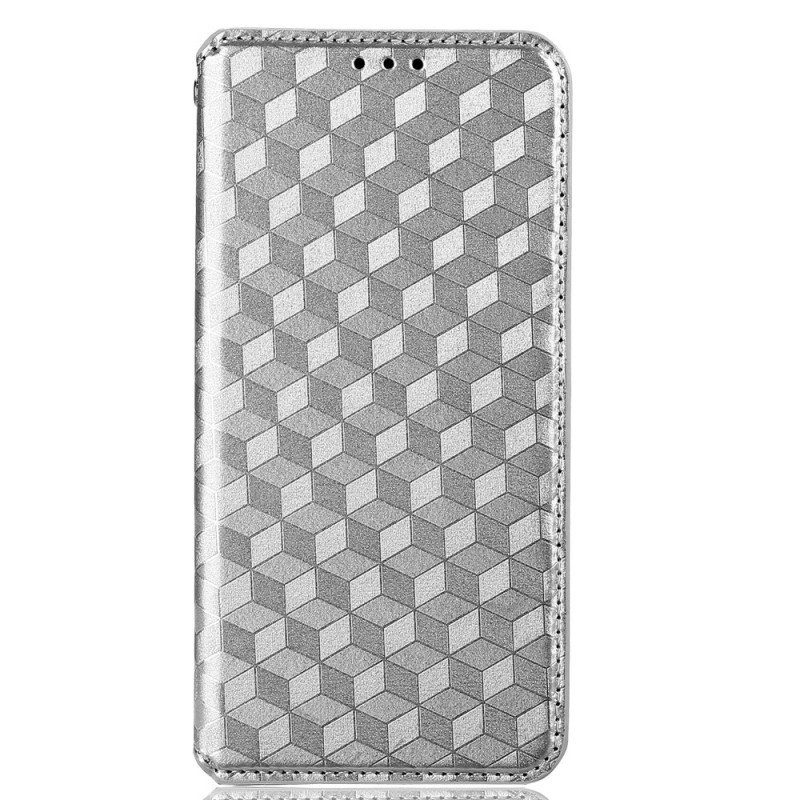 Folio-fodral Honor Magic 5 Lite Läderfodral 3d-mönster