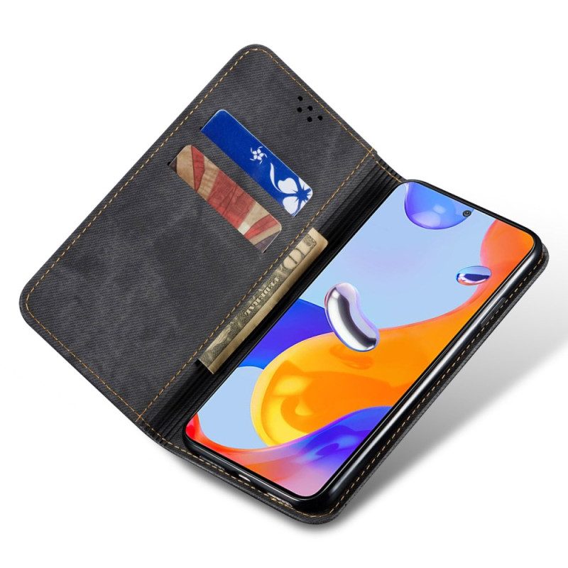 Folio-fodral Oneplus 13 Denimtyg